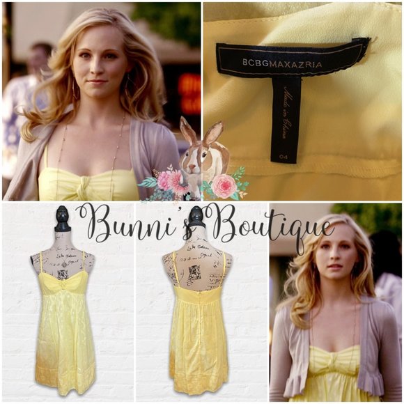 Caroline Forbes' Bcbgmaxazria Yellow Sundress - Picture 5 of 6
